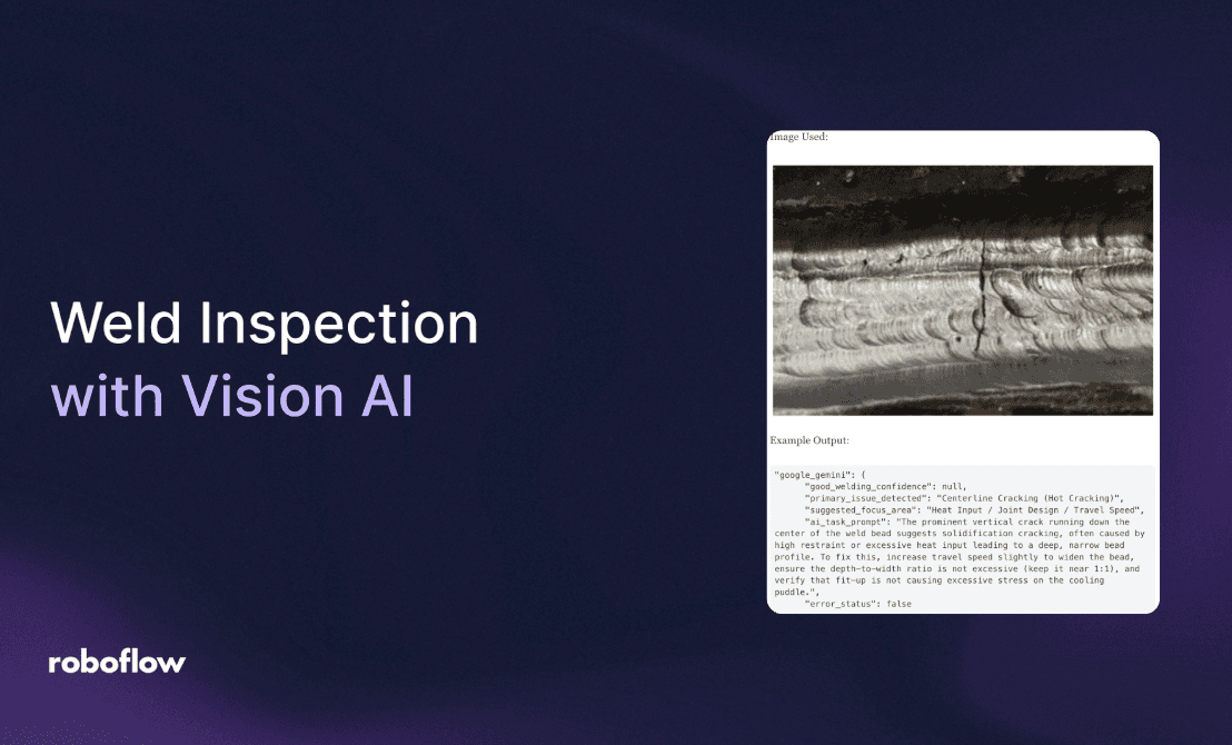 How to Build an Edge Vision System for Weld Inspection
